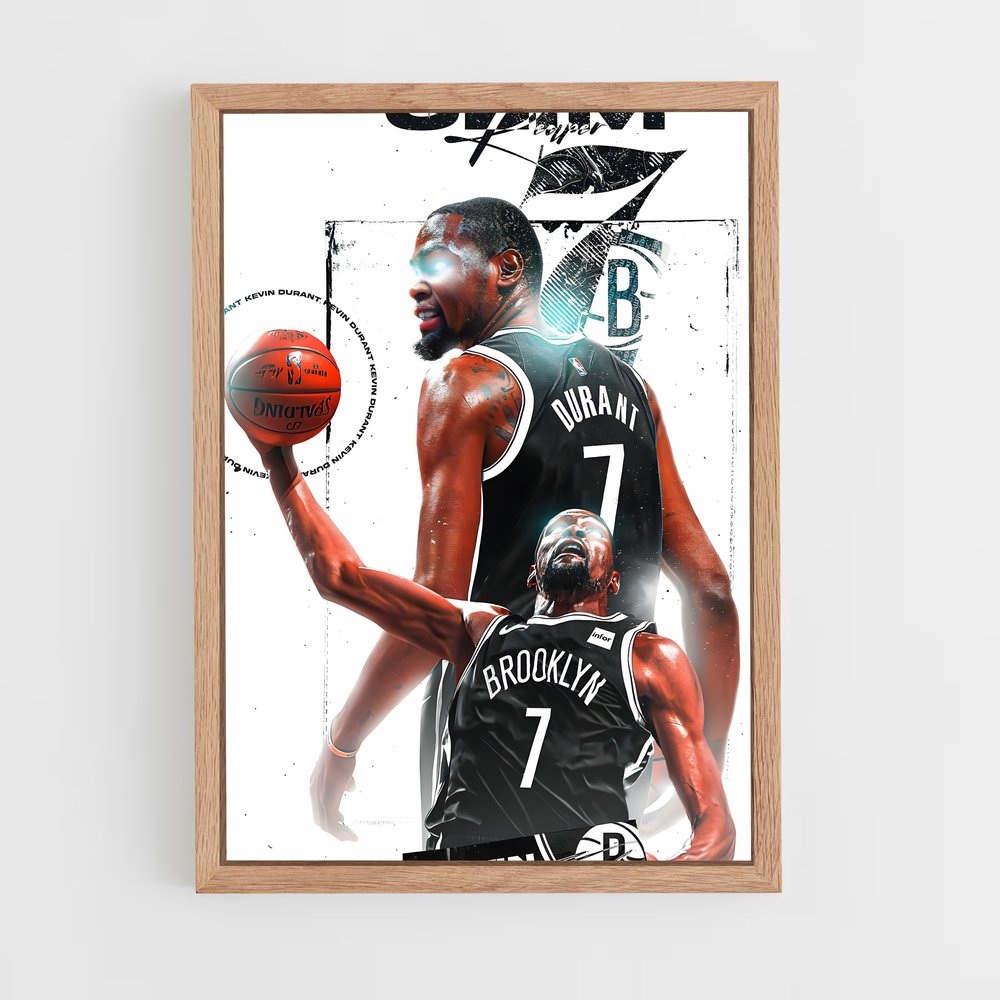 ap-kevin durant-5 cadre Bois clair