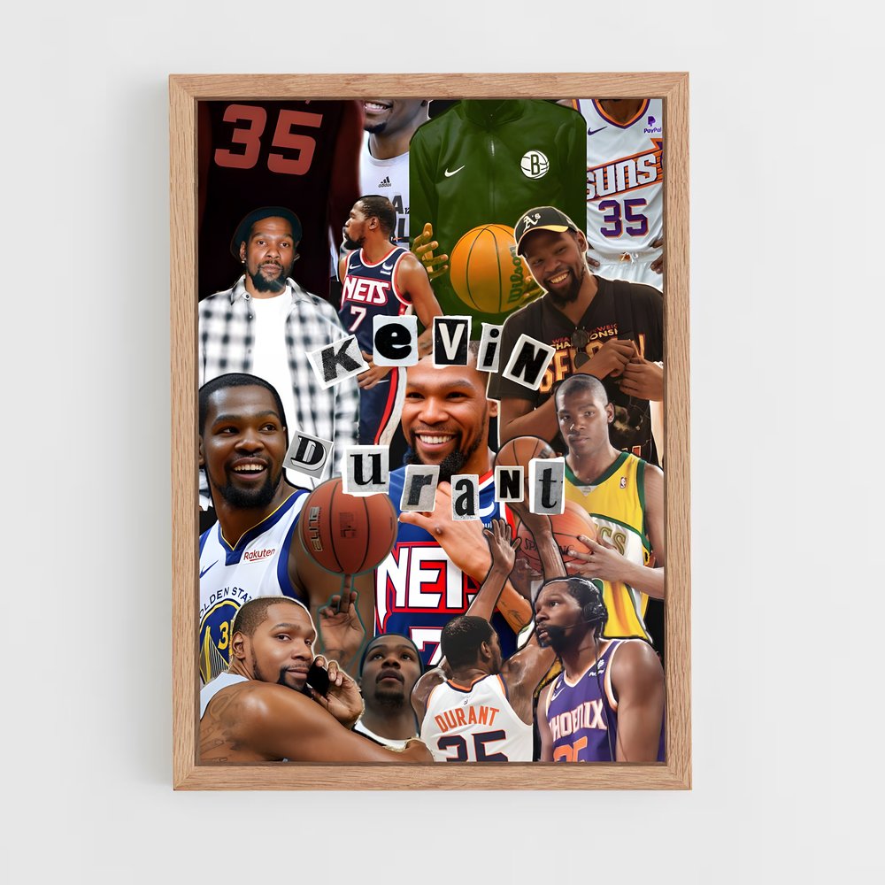ap-kevin durant-6 cadre Bois clair