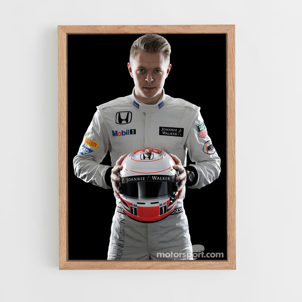 ap-kevin magnussen-9 cadre Bois clair