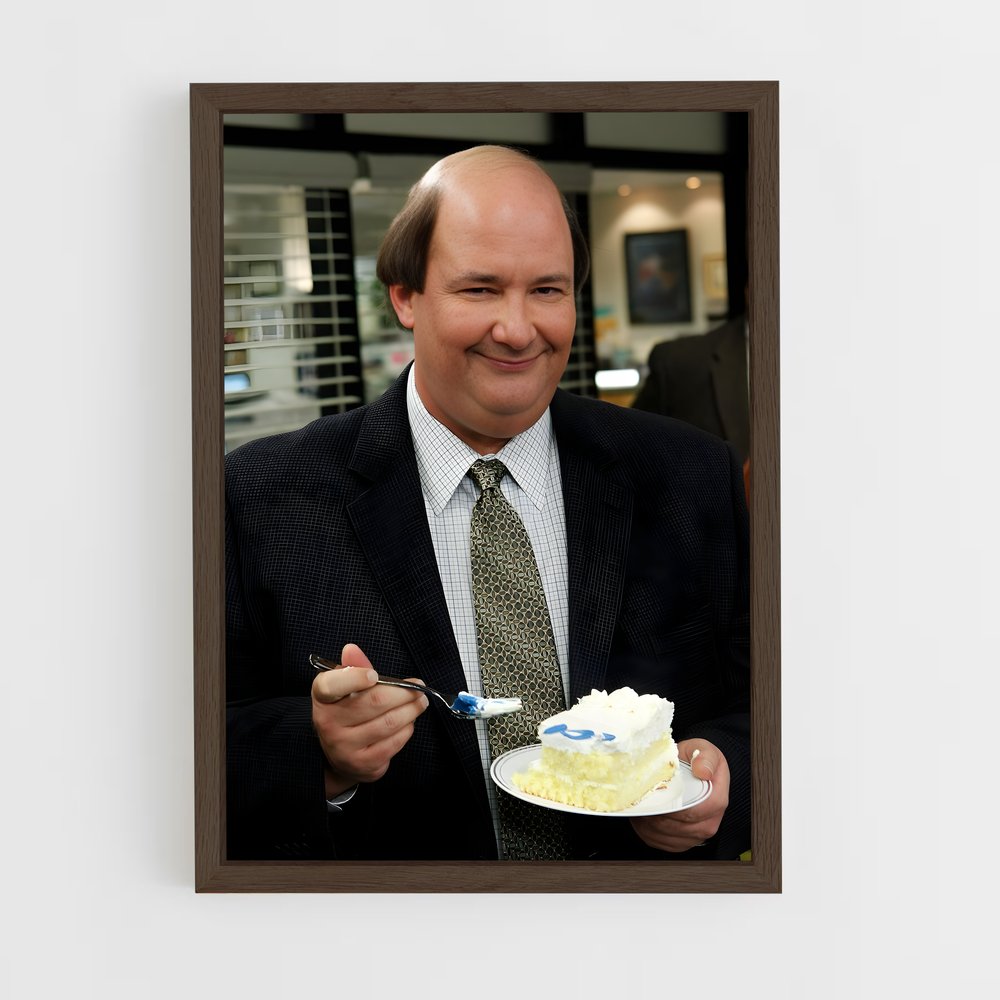 ap-kevin malone-1 cadre Bois foncé
