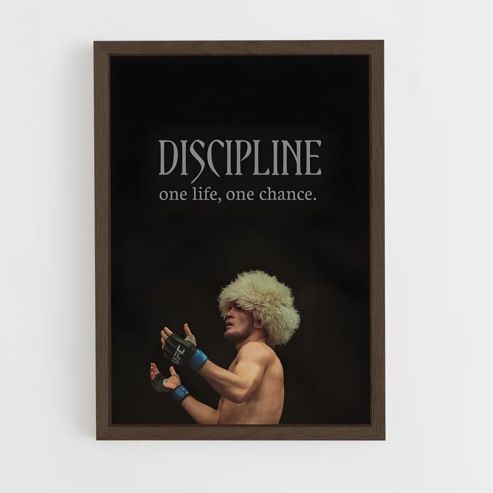 ap-khabib nurmagomedov-8 cadre Bois foncé