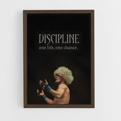 ap-khabib nurmagomedov-8 cadre Bois foncé