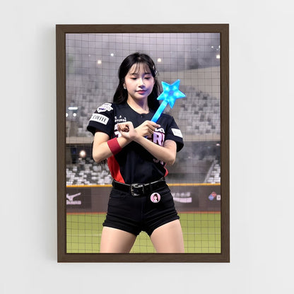 ap-kia tigers-2 cadre Bois foncé