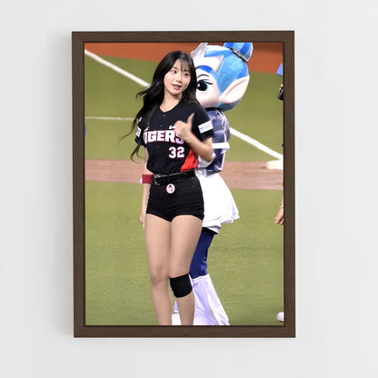 ap-kia tigers-3 cadre Bois foncé