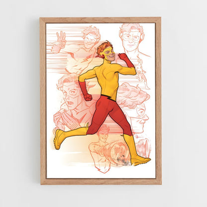 ap-kid flash-1 cadre Bois clair