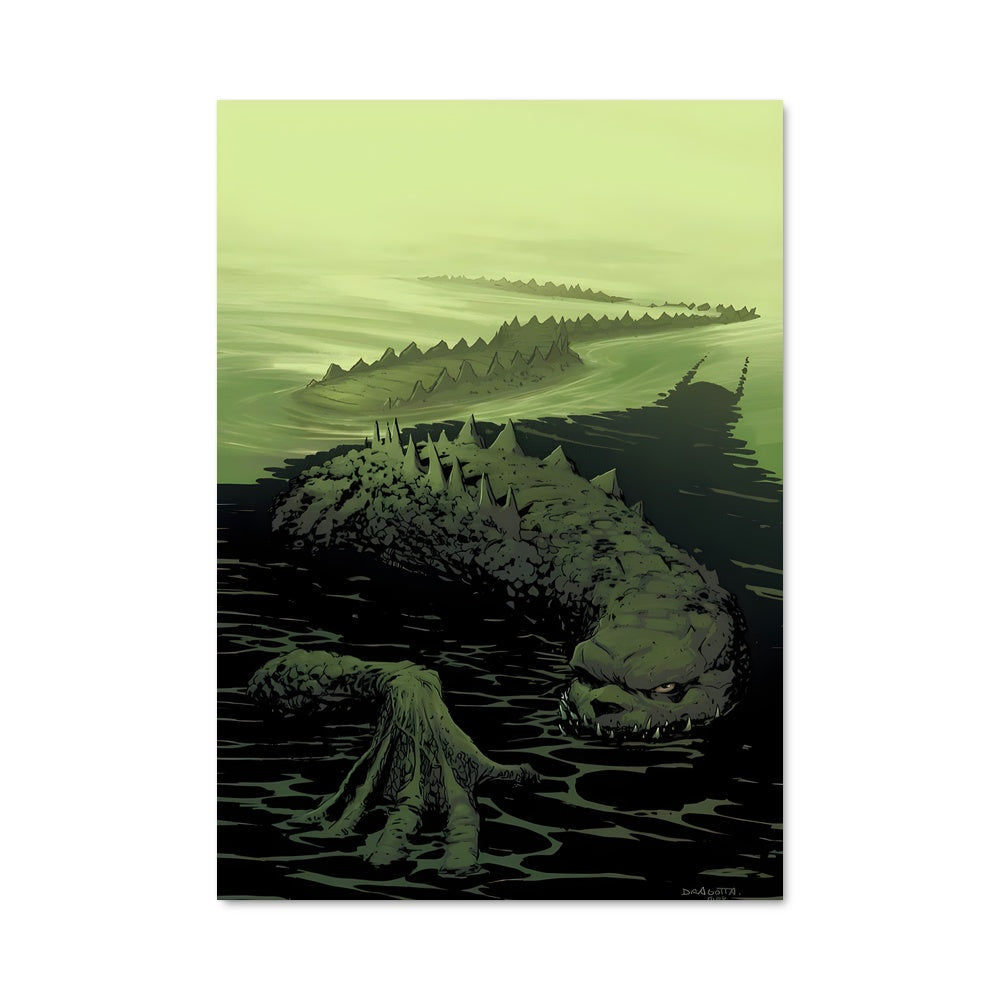 Poster Croc des Profondeurs