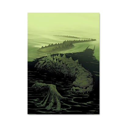 Poster Croc des Profondeurs