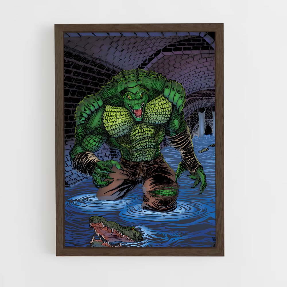 ap-killer croc-8 cadre Bois foncé