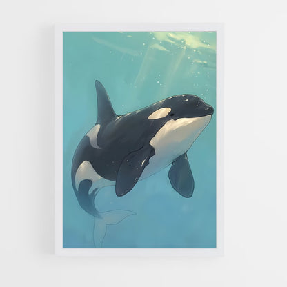 ap-killer whale-1 cadre Blanc