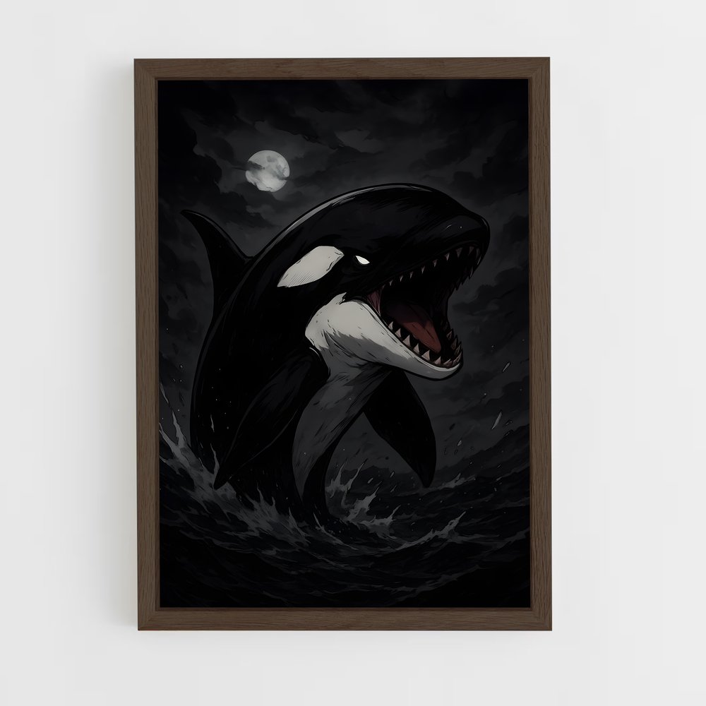 ap-killer whale-7 cadre Bois foncé