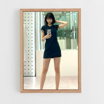 ap-kim chaewon-1 cadre Bois clair