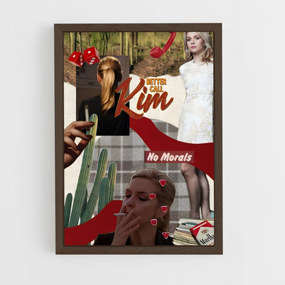 ap-kim wexler-1 cadre Bois foncé