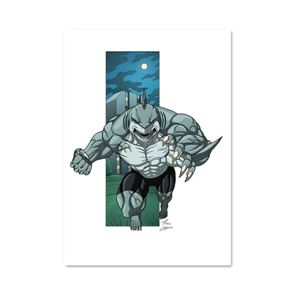 Poster Loup Grincheux