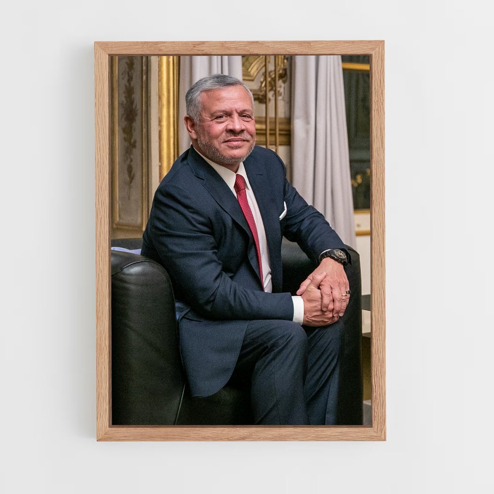 ap-king abdullah ii-5 cadre Bois clair
