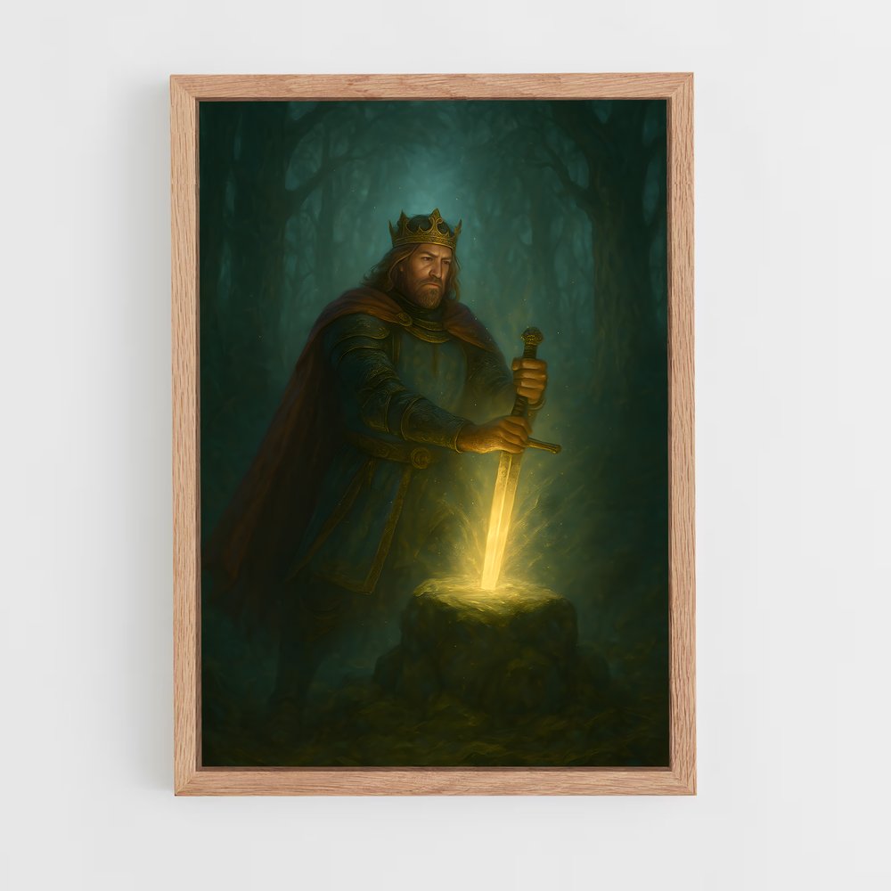 ap-king arthur-6 cadre Bois clair
