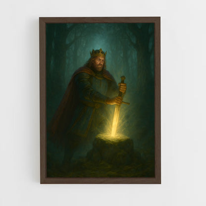 ap-king arthur-6 cadre Bois foncé