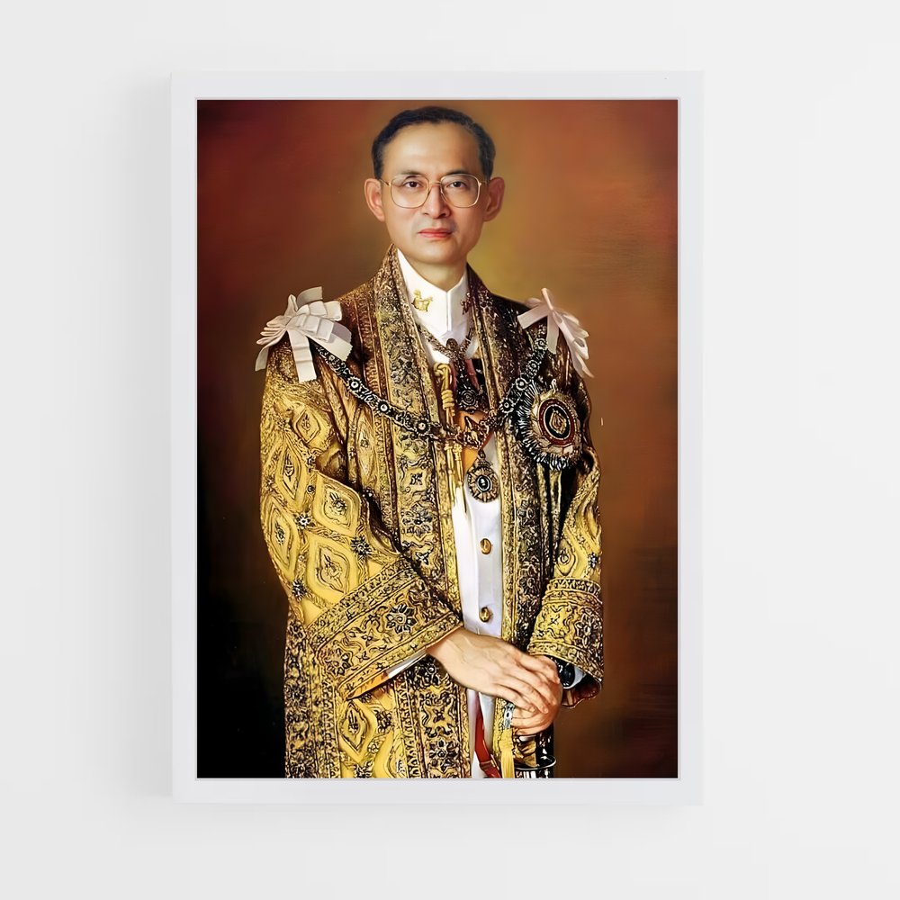 ap-king bhumibol adulyadej-3 cadre Blanc
