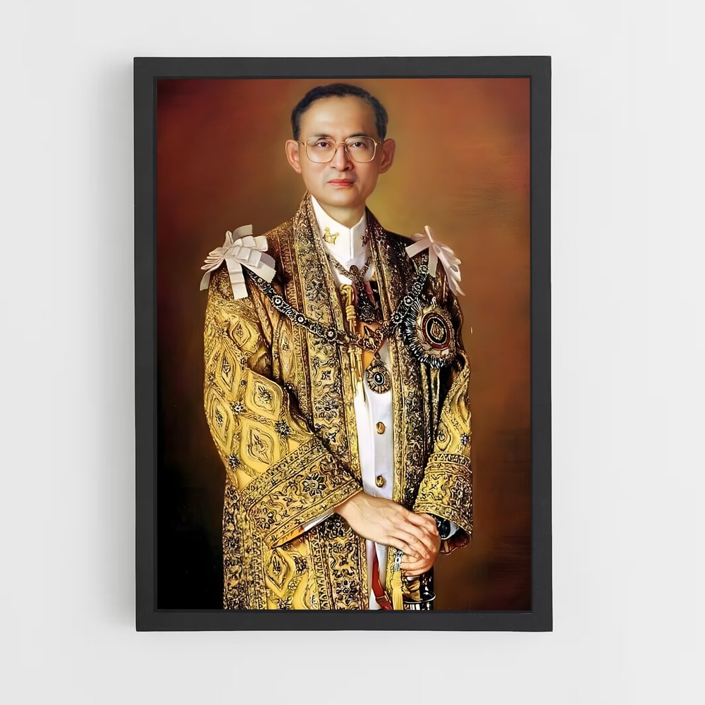 ap-king bhumibol adulyadej-3 cadre Noir