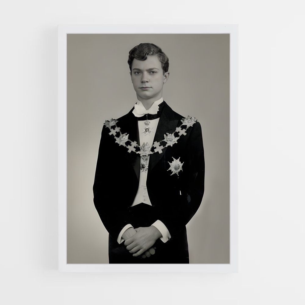 ap-king carl xvi gustaf-8 cadre Blanc