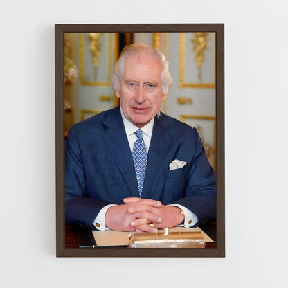 ap-king charles iii-10 cadre Bois foncé