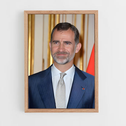 ap-king felipe vi-1 cadre Bois clair