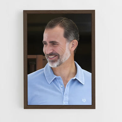 ap-king felipe vi-5 cadre Bois foncé