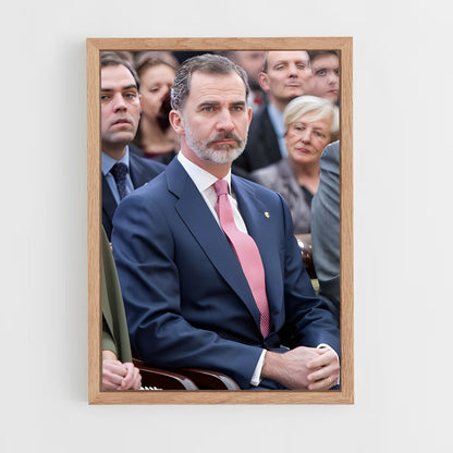 ap-king felipe vi-7 cadre Bois clair