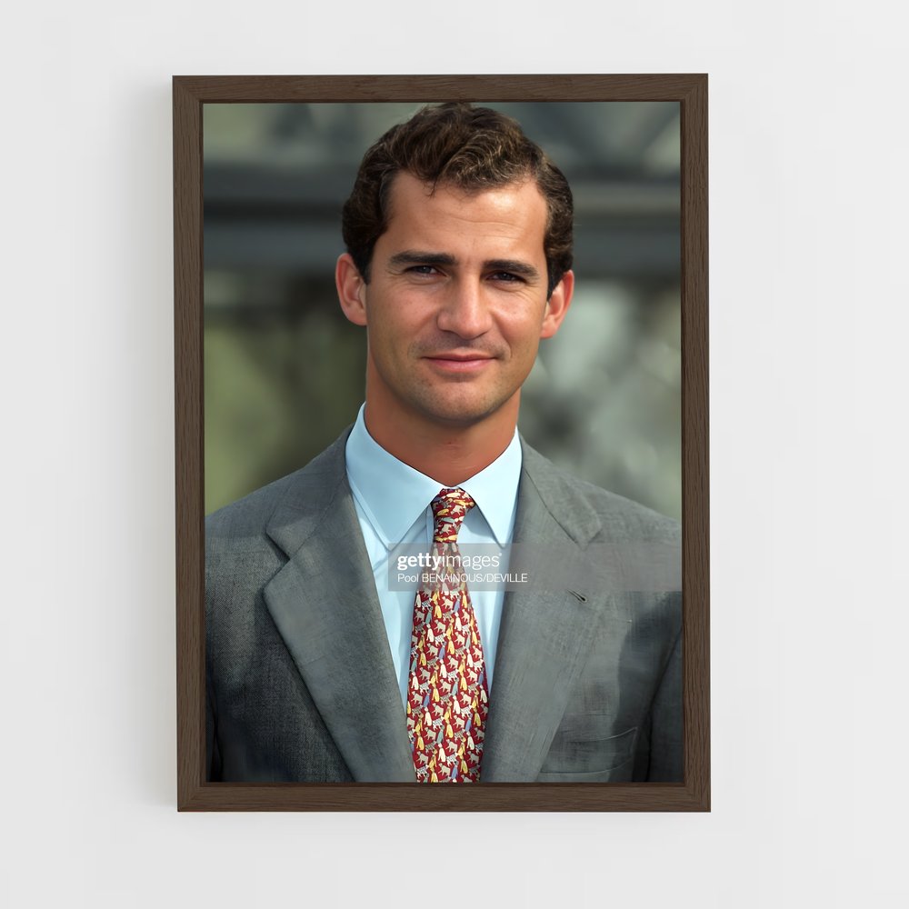 ap-king felipe vi-8 cadre Bois foncé