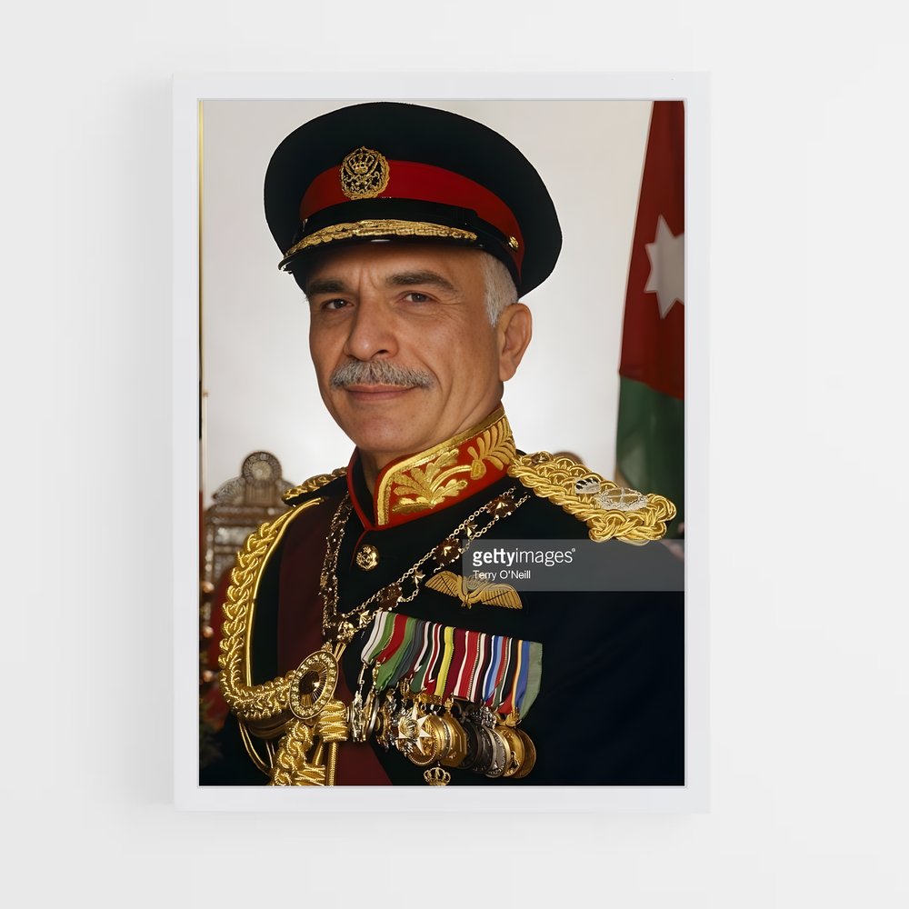ap-king hussein-1 cadre Blanc