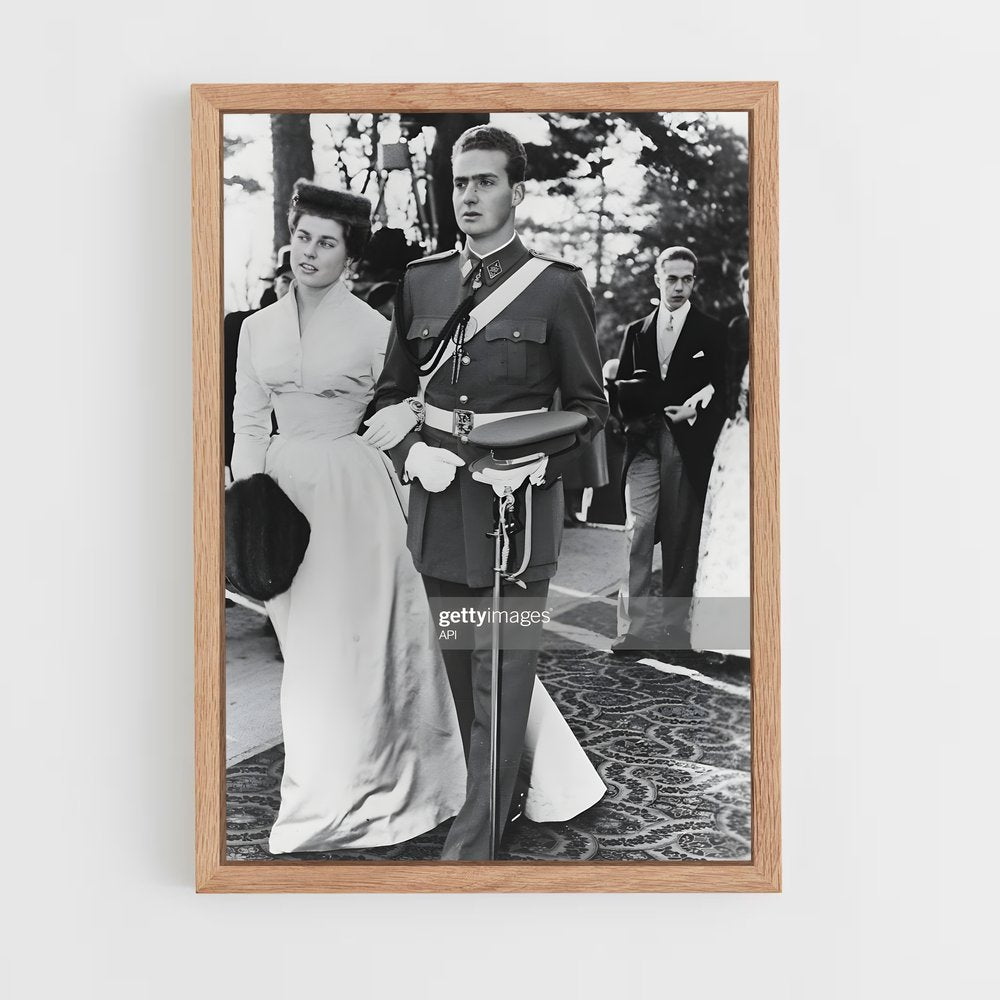 ap-king juan carlos i-2 cadre Bois clair
