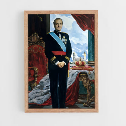 ap-king juan carlos i-3 cadre Bois clair