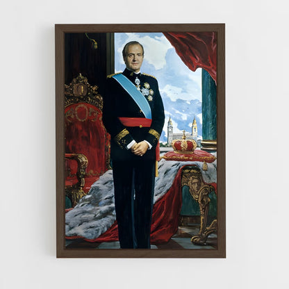 ap-king juan carlos i-3 cadre Bois foncé