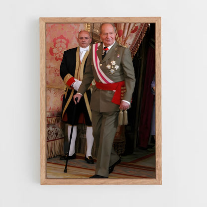 ap-king juan carlos i-7 cadre Bois clair