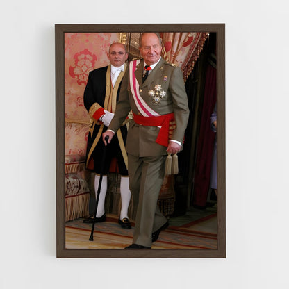 ap-king juan carlos i-7 cadre Bois foncé