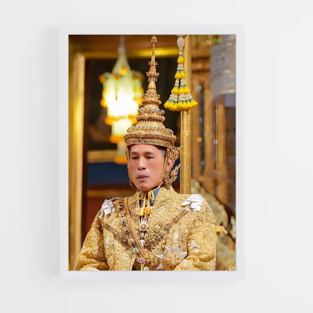 ap-king maha vajiralongkorn-1 cadre Blanc