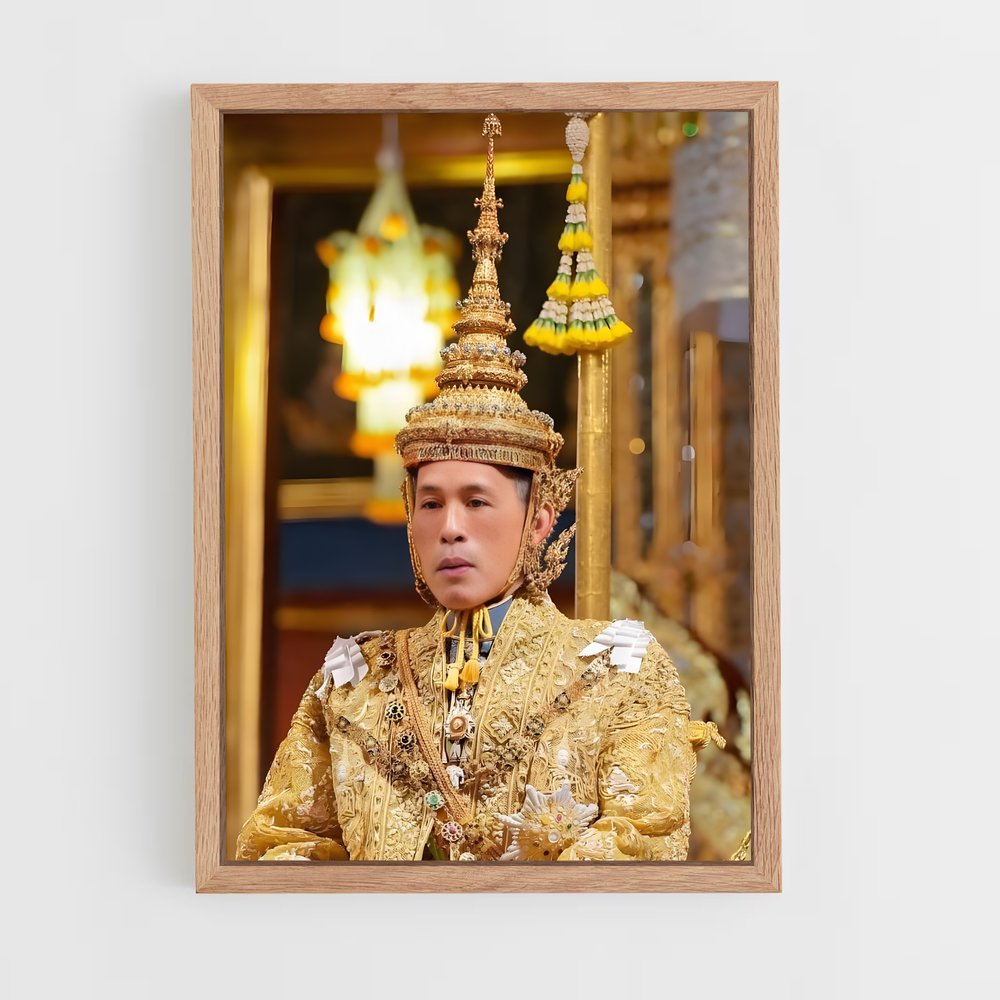 ap-king maha vajiralongkorn-1 cadre Bois clair