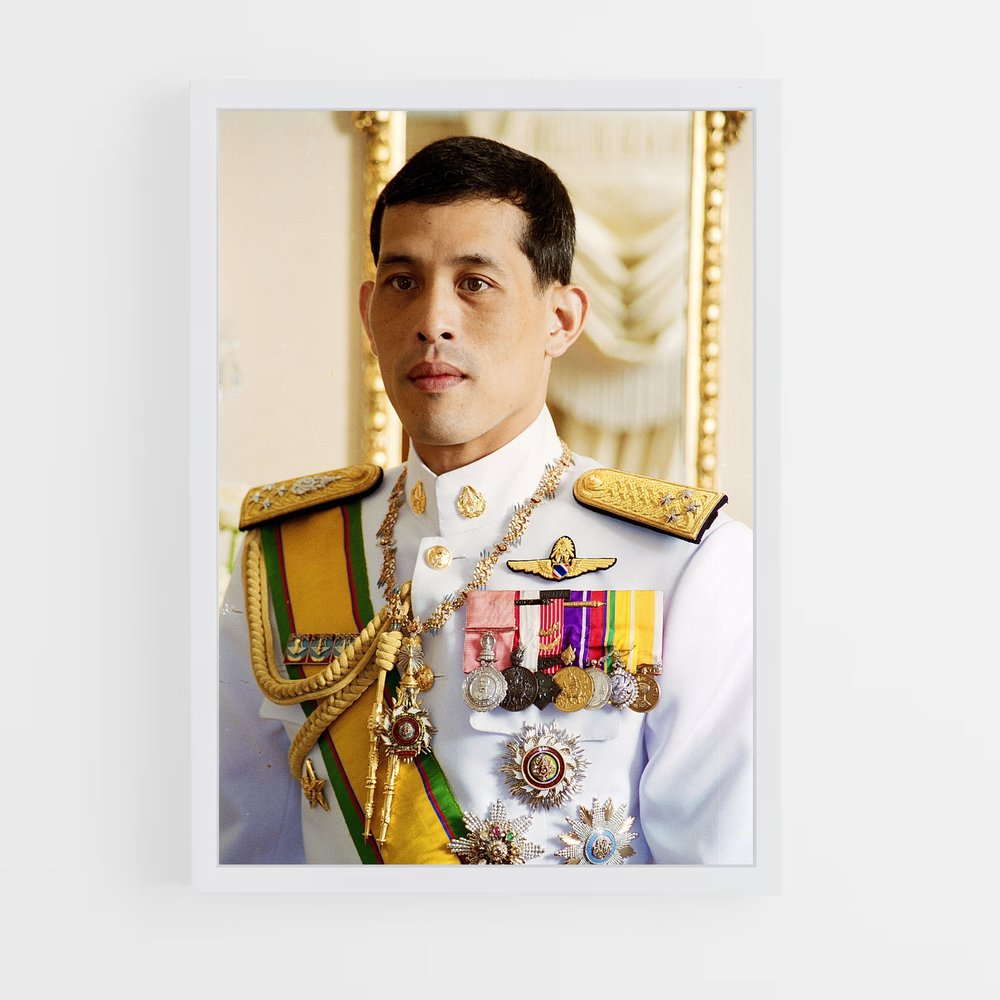 ap-king maha vajiralongkorn-2 cadre Blanc
