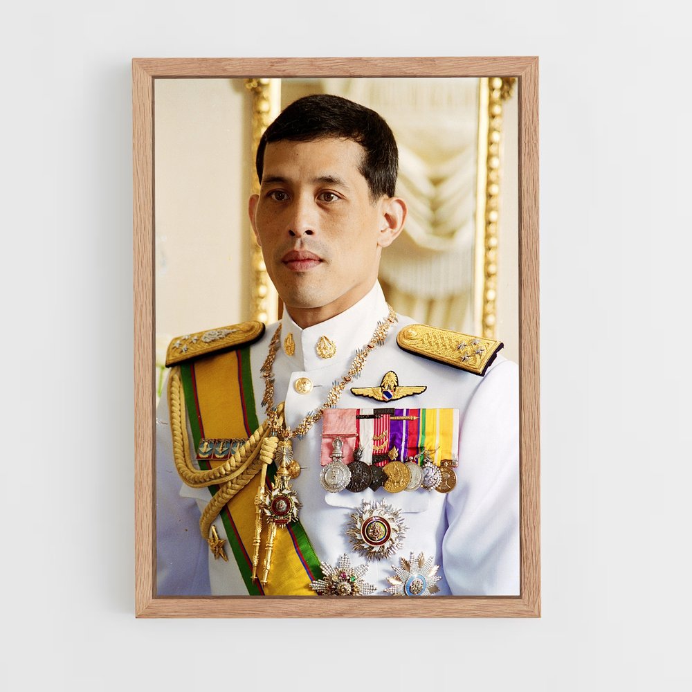 ap-king maha vajiralongkorn-2 cadre Bois clair