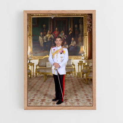 ap-king maha vajiralongkorn-3 cadre Bois clair