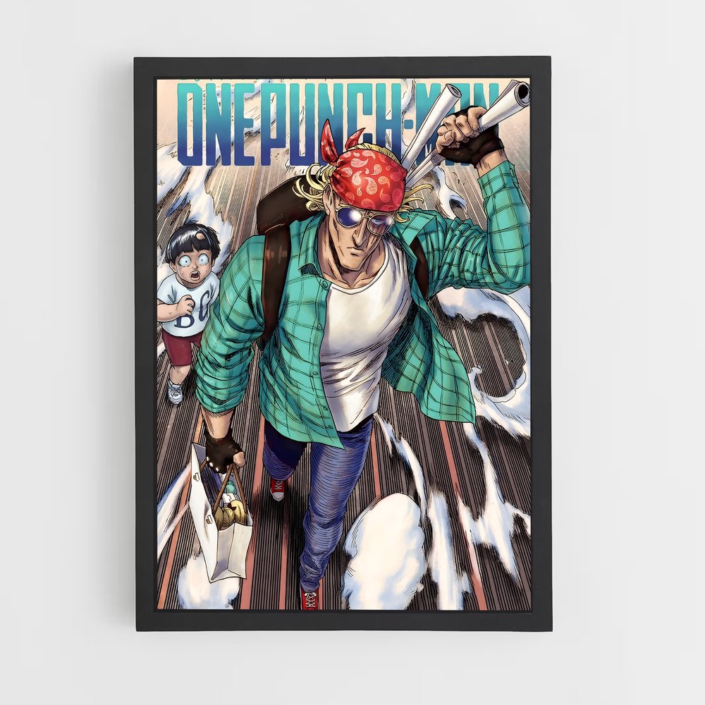ap-king one punch man-8 cadre Noir