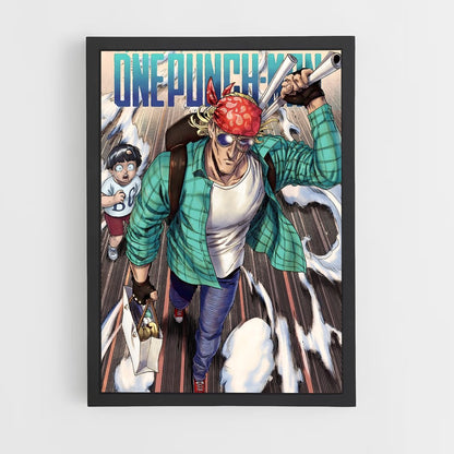 ap-king one punch man-8 cadre Noir