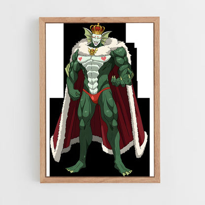 ap-king one punch man-9 cadre Bois clair