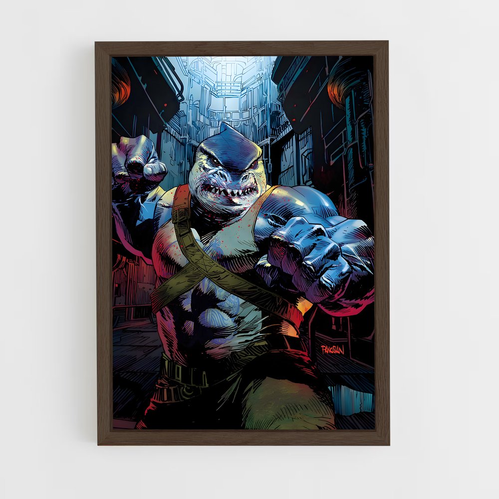 ap-king shark-1 cadre Bois foncé