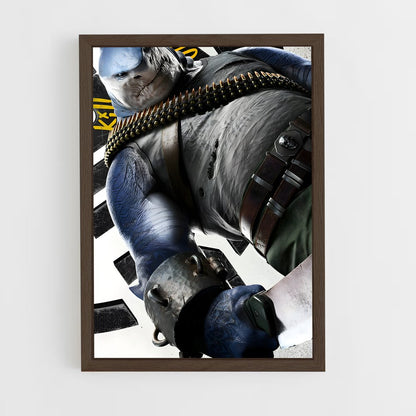 ap-king shark-11 cadre Bois foncé