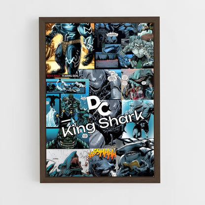 ap-king shark-7 cadre Bois foncé