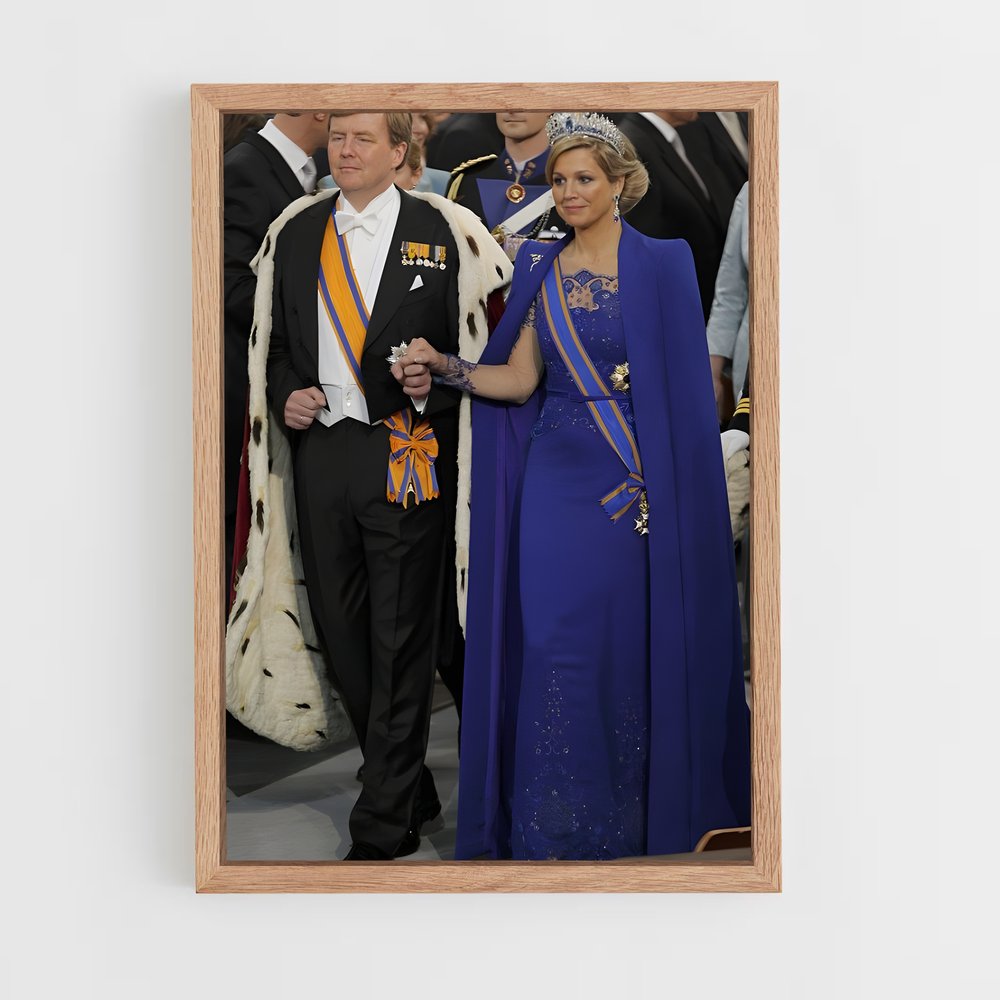ap-king willem alexander-1 cadre Bois clair