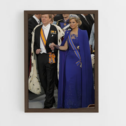 ap-king willem alexander-1 cadre Bois foncé