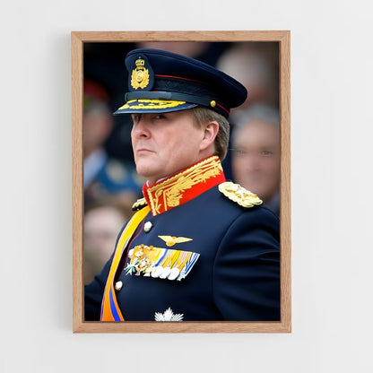 ap-king willem alexander-5 cadre Bois clair