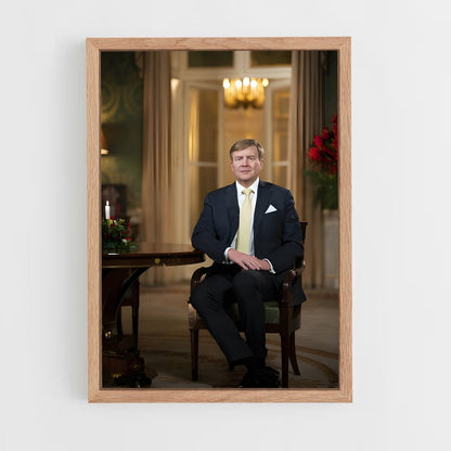 ap-king willem alexander-6 cadre Bois clair