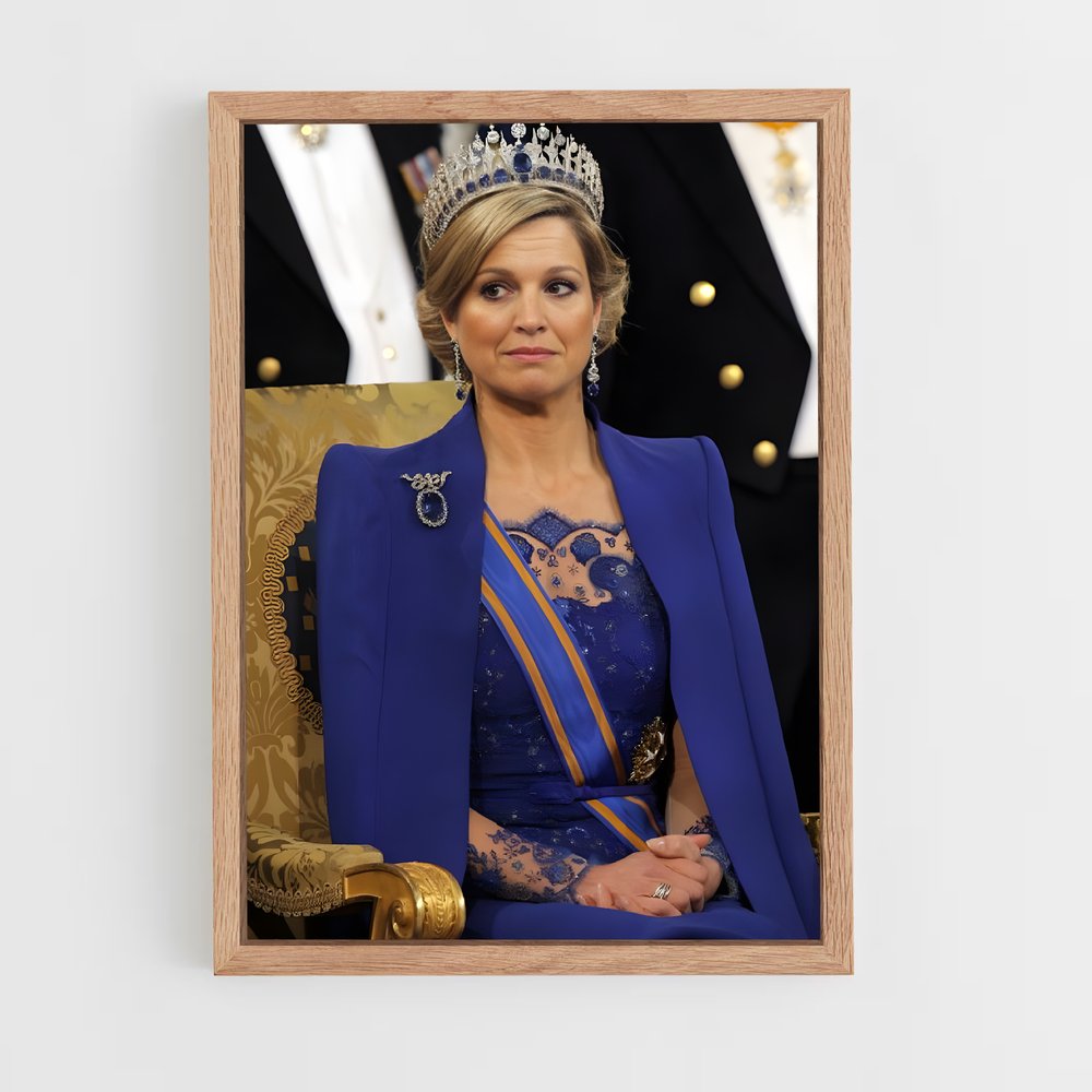 ap-king willem alexander-7 cadre Bois clair